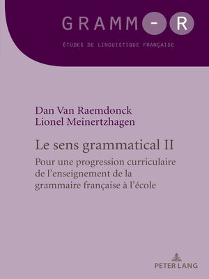 cover image of Le sens grammatical 2